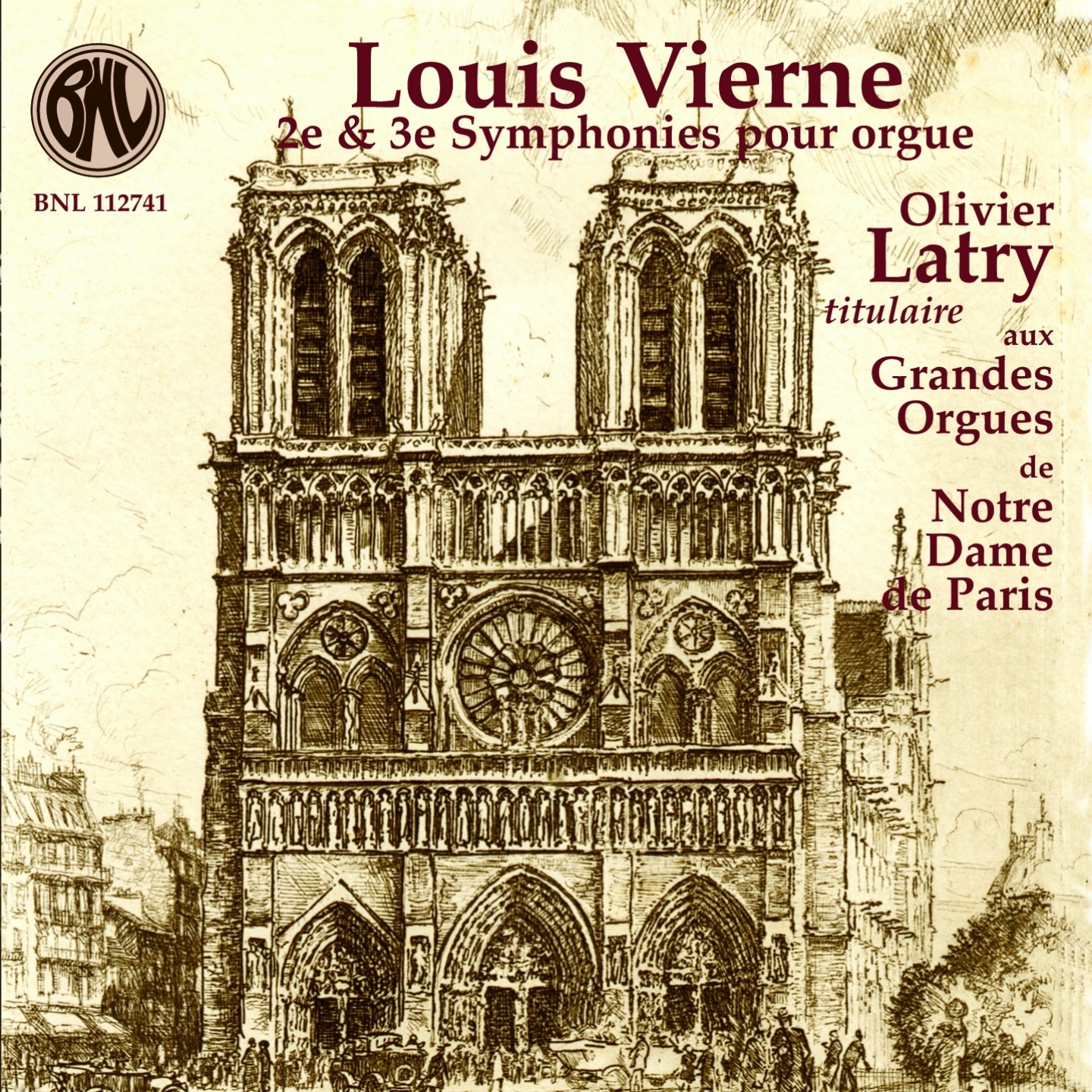 Louis Vierne: Symphonies pour orgue album cover