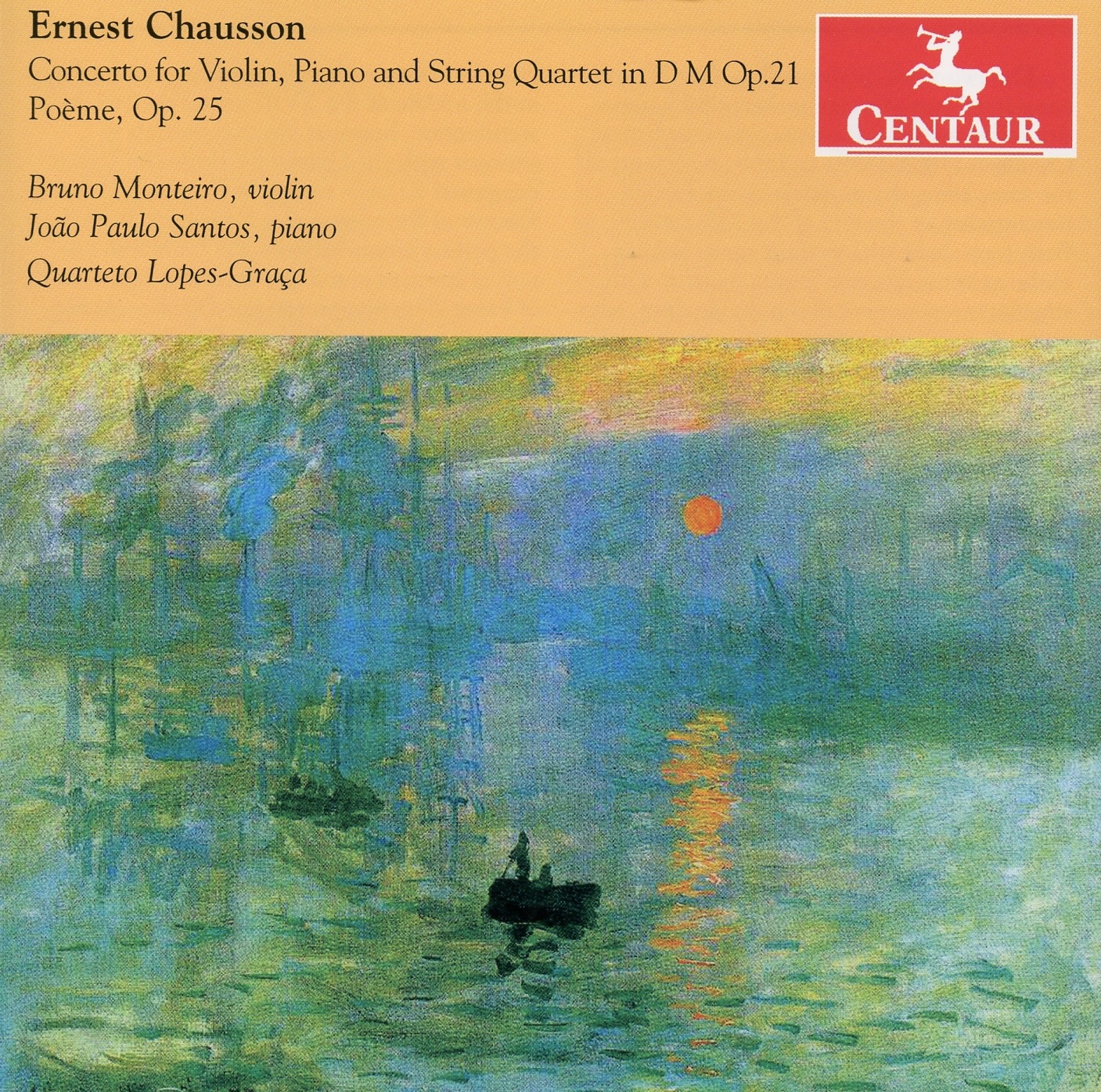 Chausson: Concerto for Violin, Piano & String Quartet in D minor, Op. 21 - Poème, Op. 25 album cover