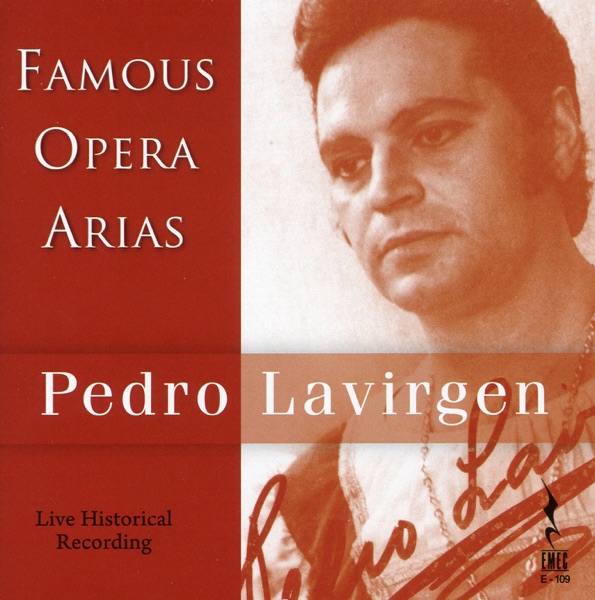 Pedro Lavirgen: Famous Opera Arias (Live Historical Recording, 1967-1978) album cover