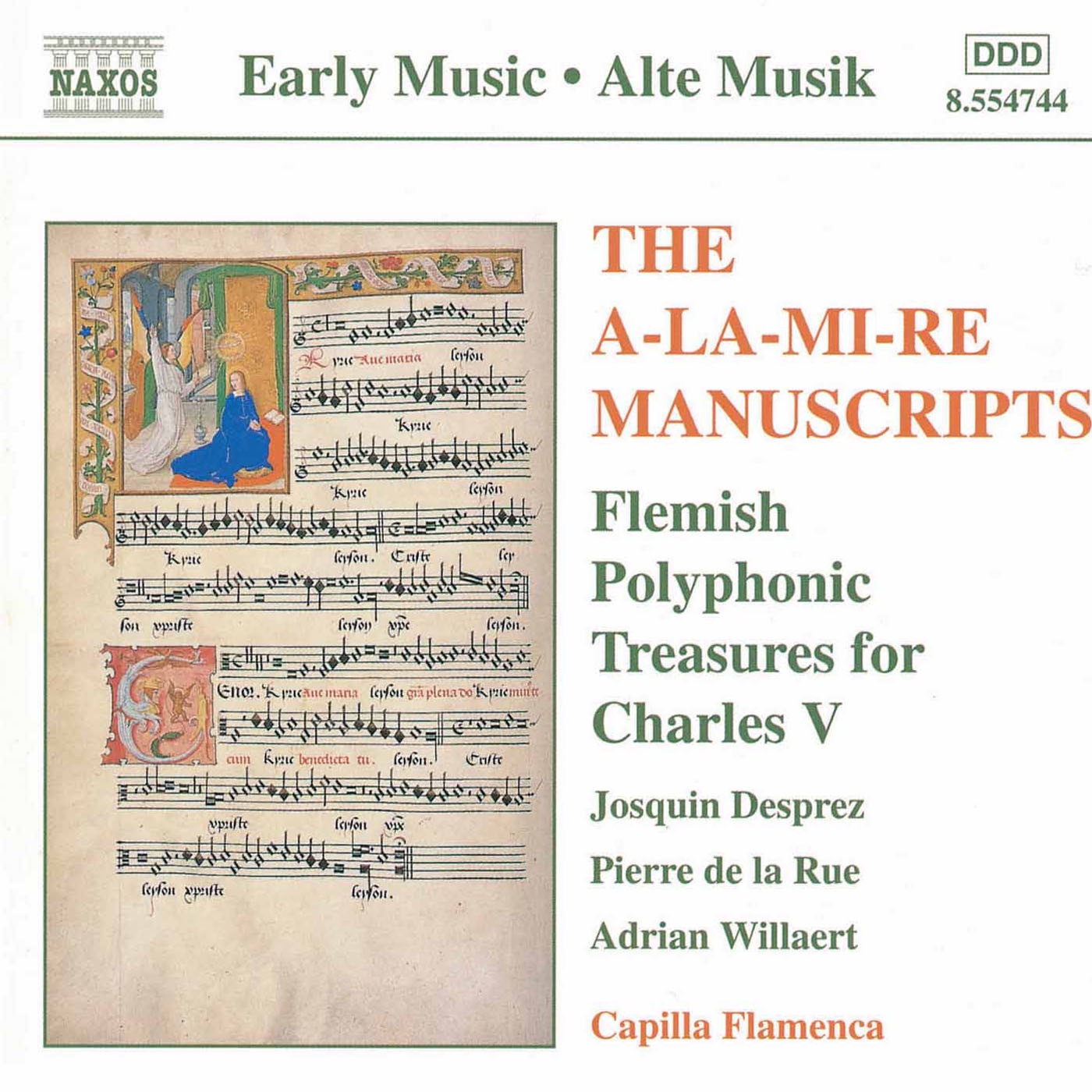 A-La-Mi-Re Manuscripts (The): Flemish Polyphonic Treasures album cover