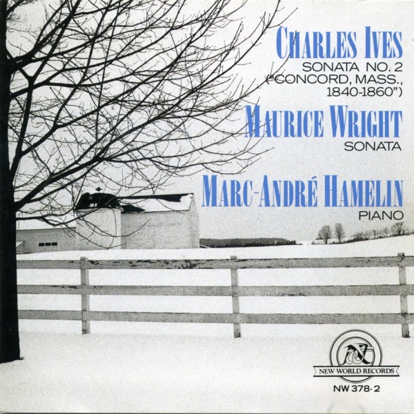 Charles: Ives: "Concord" Sonata/Maurice Wright: Sonata album cover