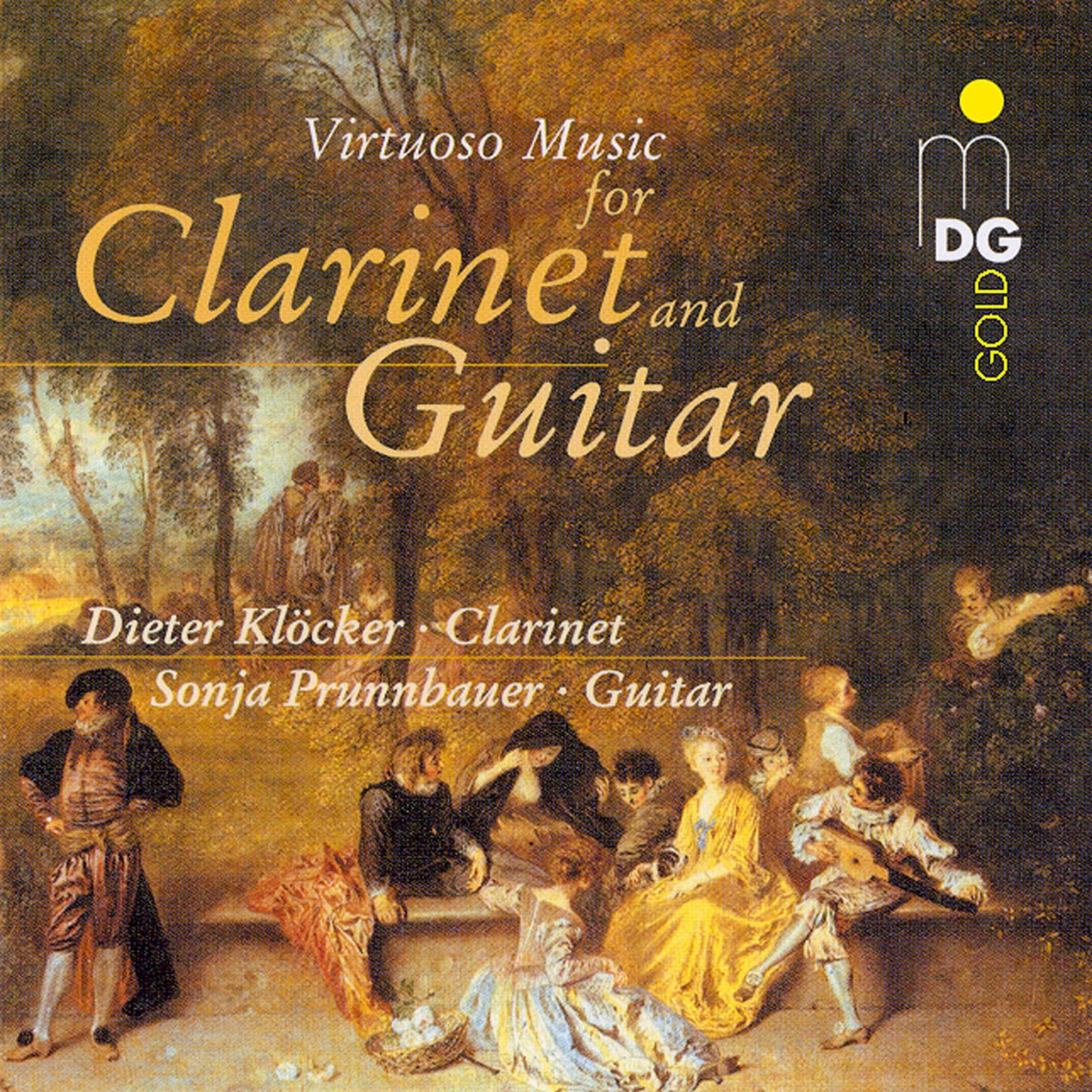 Virtuoso Music for Clarinet and Guitar album cover