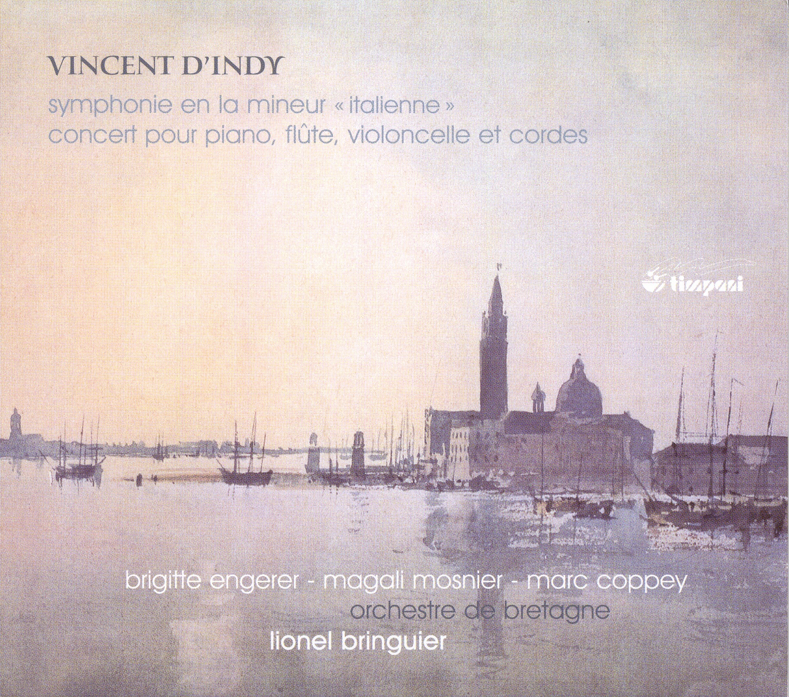 Indy, V. D': Symphony No. 1 - Concert album cover