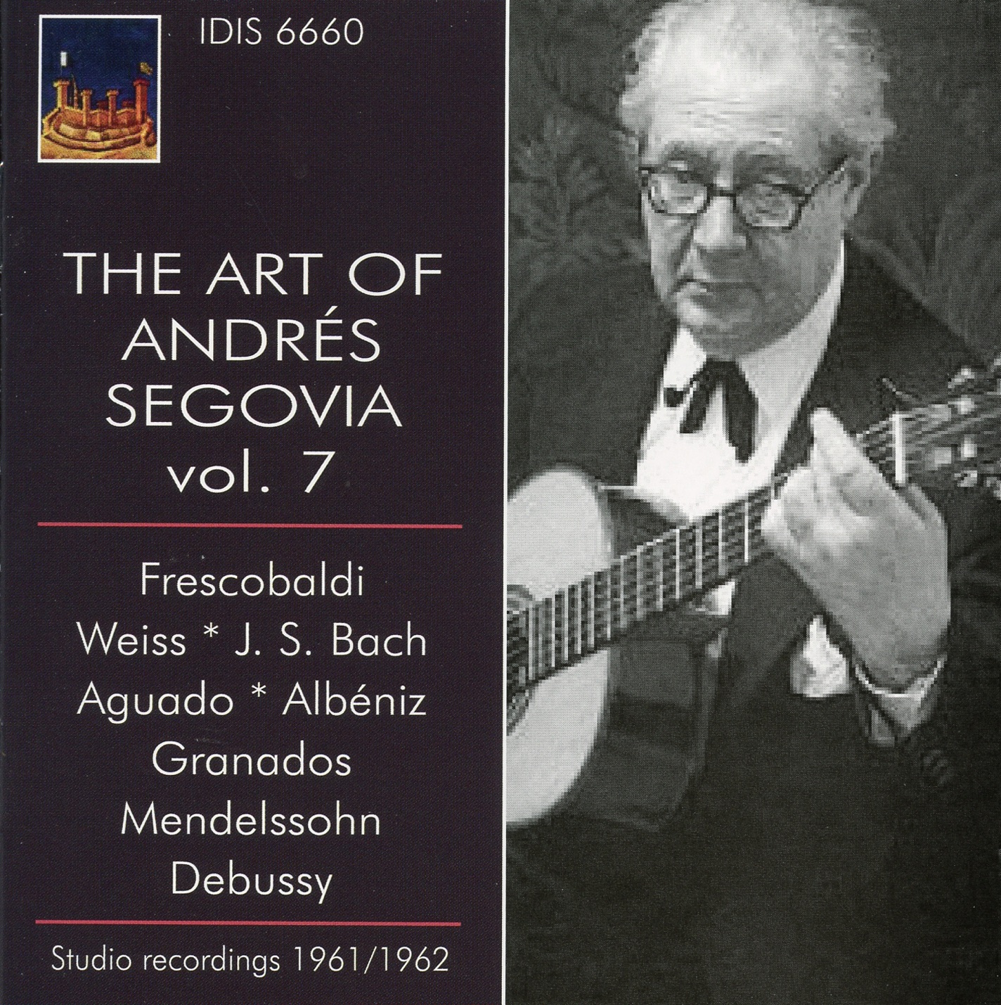 The Art of Andrés Segovia, Vol. 7 album cover