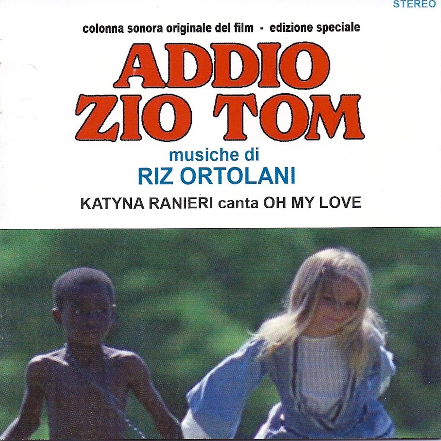 Addio Zio Tom (original motion picture soundtrack) album cover