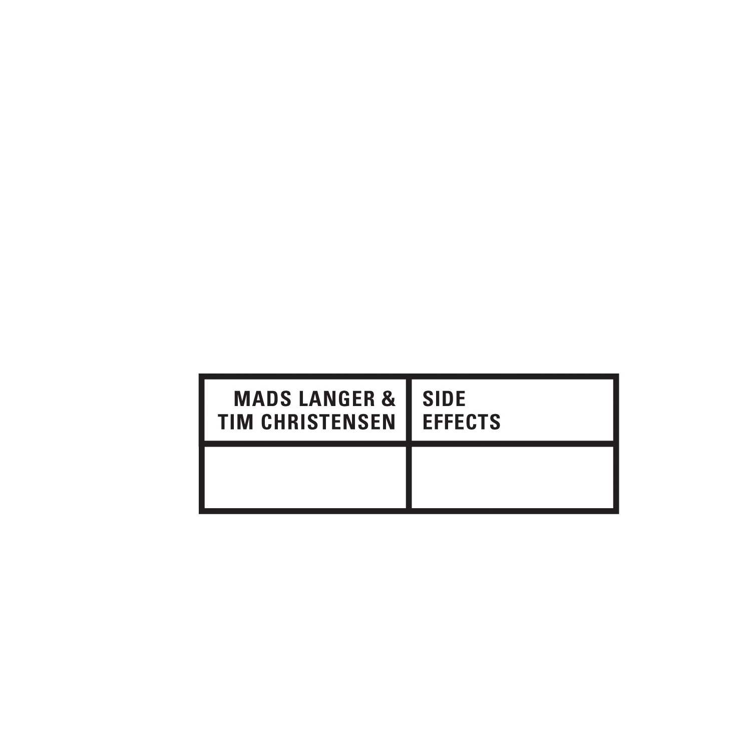 Side Effects - EP album cover