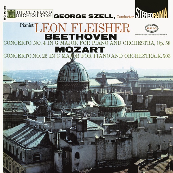 Beethoven: Concerto No. 4 in G Major for Piano and Orchestra, Op. 58 - Mozart: Concerto No. 25 in C  album cover