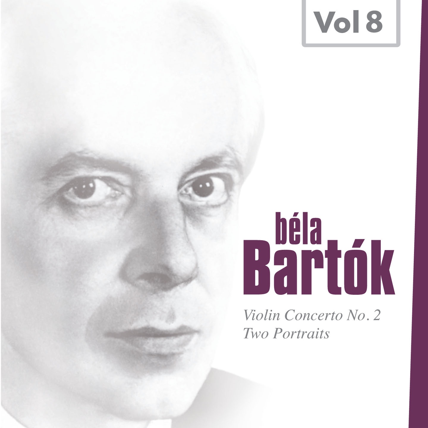 Bartók: Violin Concerto No. 2 & Two Portraits (Béla Bartók, Vol. 8) [1953, 1959] album cover
