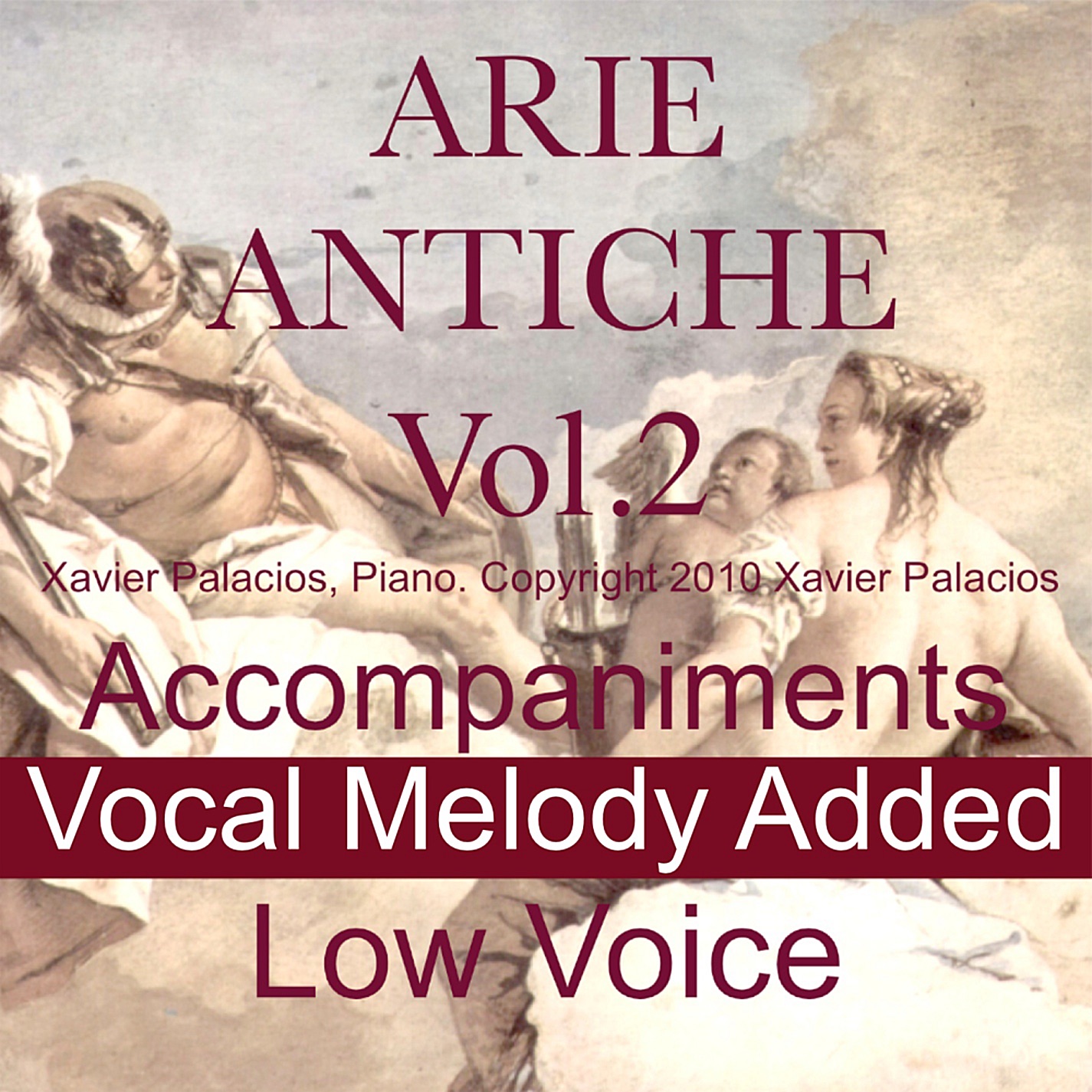 15 Arie Antiche (Parisotti Edition), Vol. 2. Accompaniments With Melody Added, for Low Voice album cover