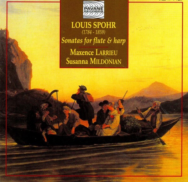 Spohr: Sonatas for Flute & Harp album cover