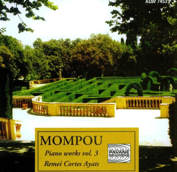 Mompou: Piano Works, Vol. 3 album cover