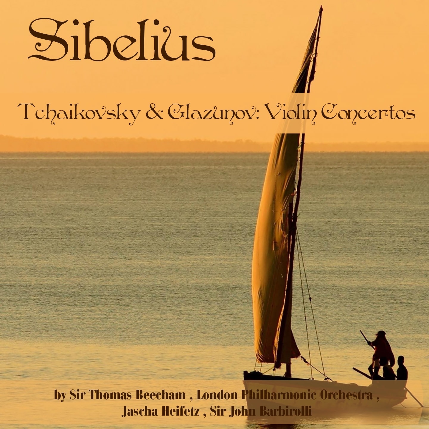 Sibelius, Tchaikovsky & Glazunov: Violin Concertos album cover