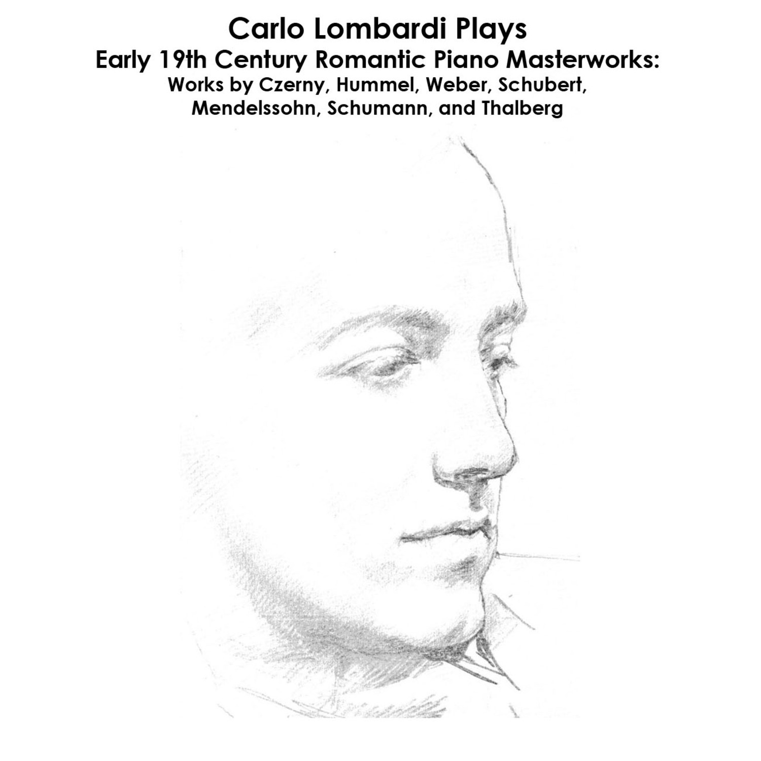 Czerny, Hummel, Weber, Schubert, Mendelssohn, Schumann and Thalberg: Carlo Lombardi Plays Early 19th album cover
