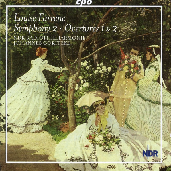 Farrenc: Symphony No. 2 - Overtures Nos. 1 & 2 album cover