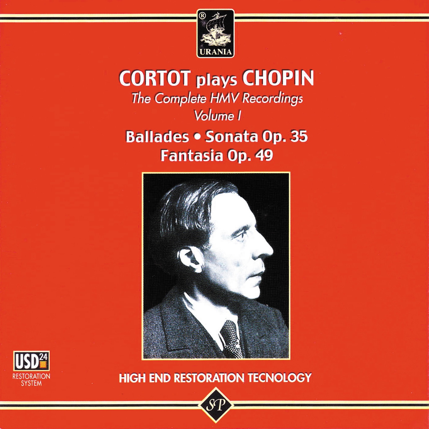 Cortot Plays Chopin: Ballades, Sonata Op. 35, Fantasia, Op. 49 album cover