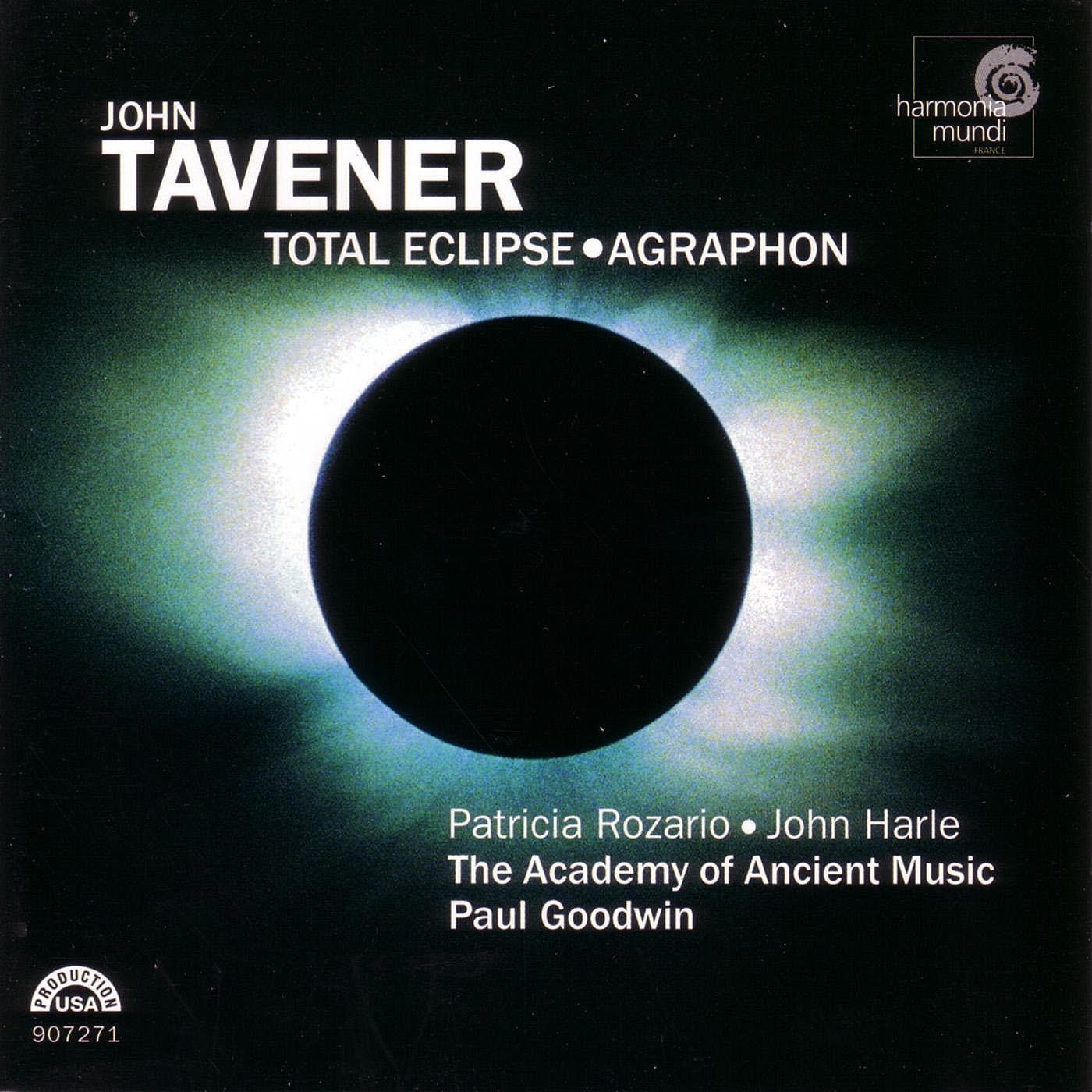 Tavener: Total Eclipse & Agraphon album cover