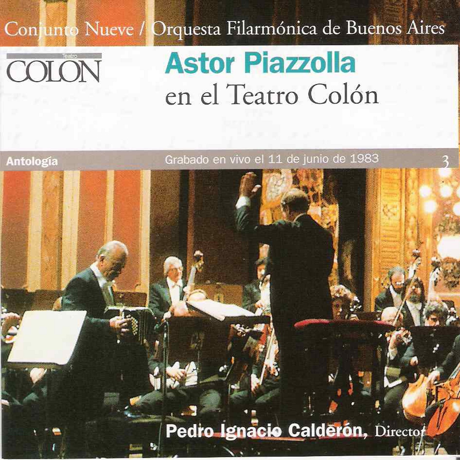 Astor Piazzolla en el Colón album cover