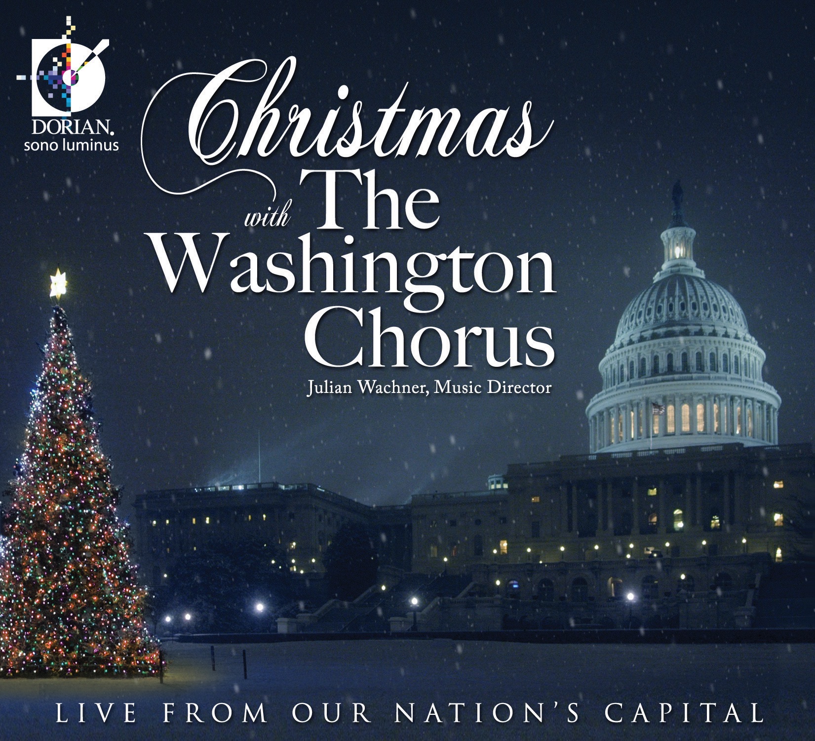 Christmas with the Washington Chorus album cover