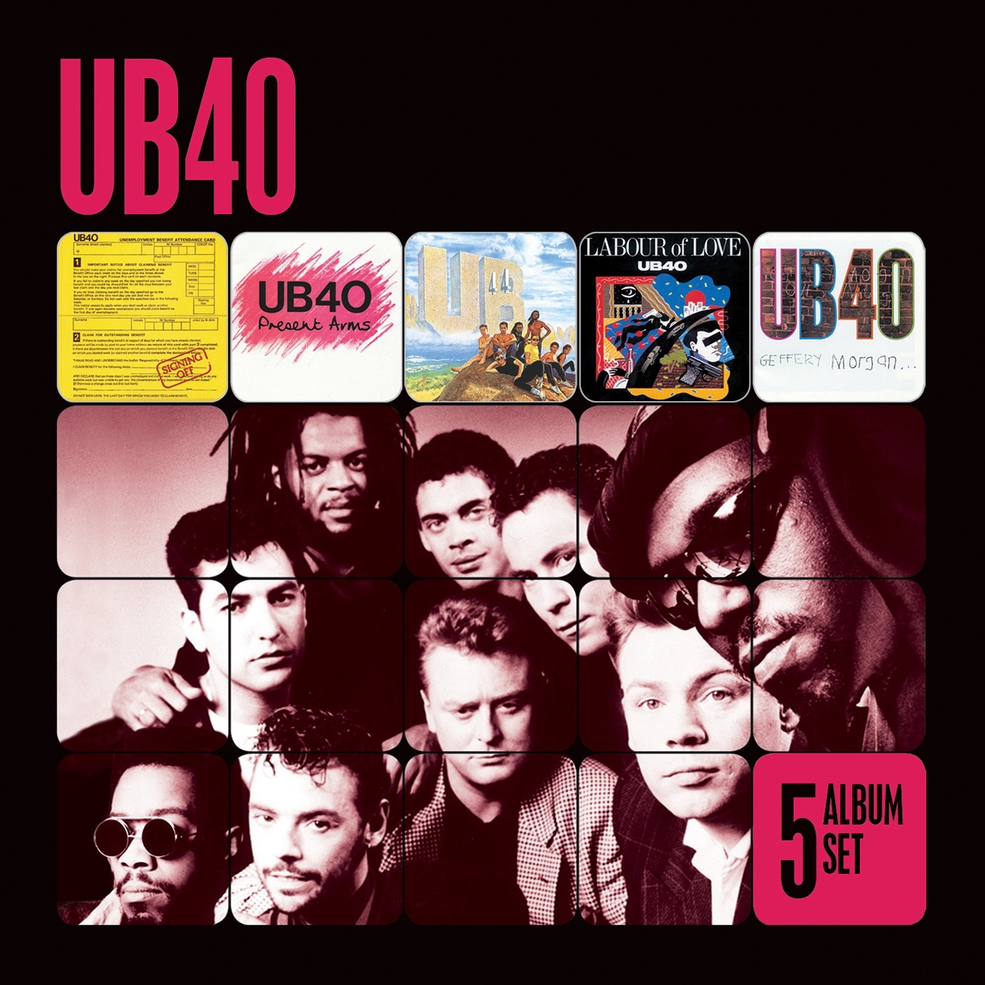 5 Album Set: Signing Off / Present Arms / UB44 / Labour of Love / Geffery Morgan album cover