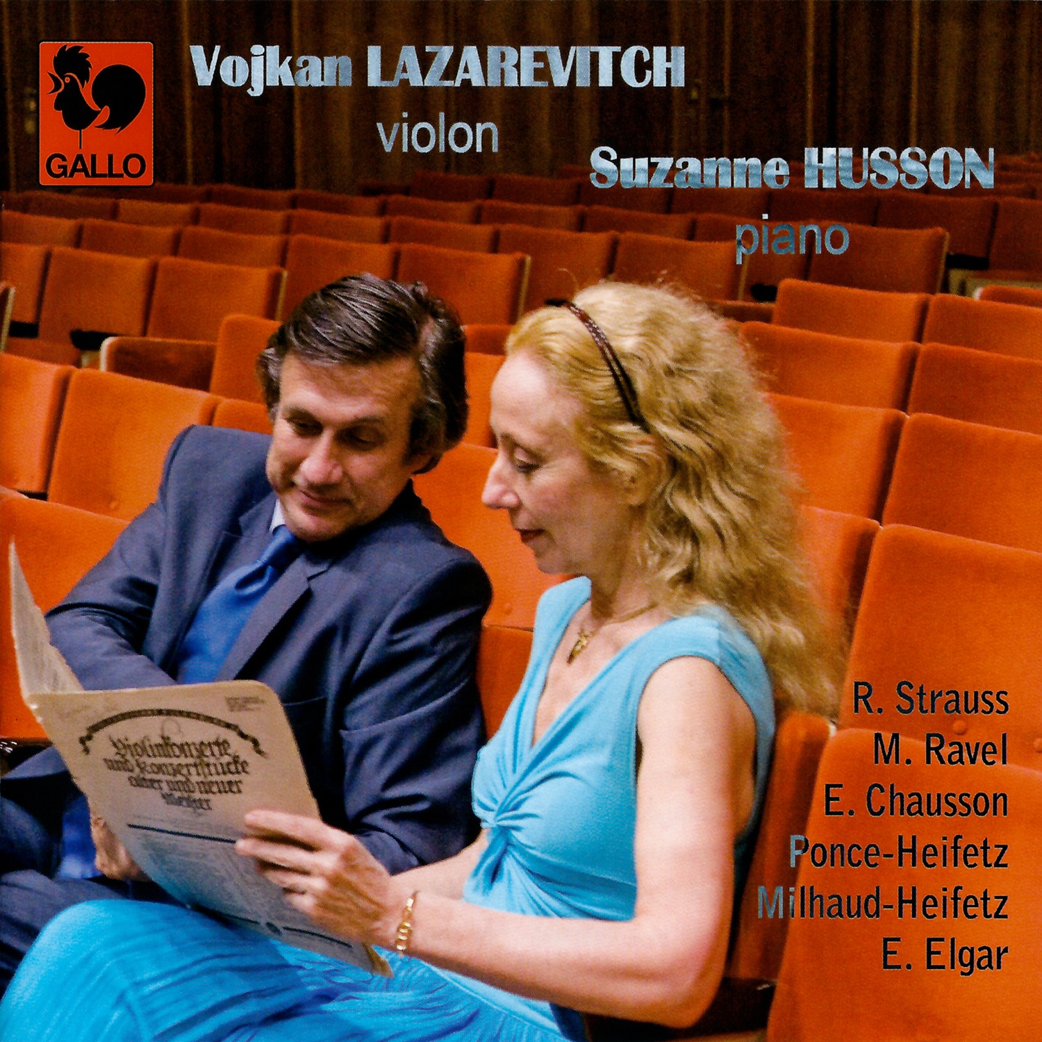 Strauss, Ravel, Chausson, Heifetz & Elgar: Violin & Piano Works album cover