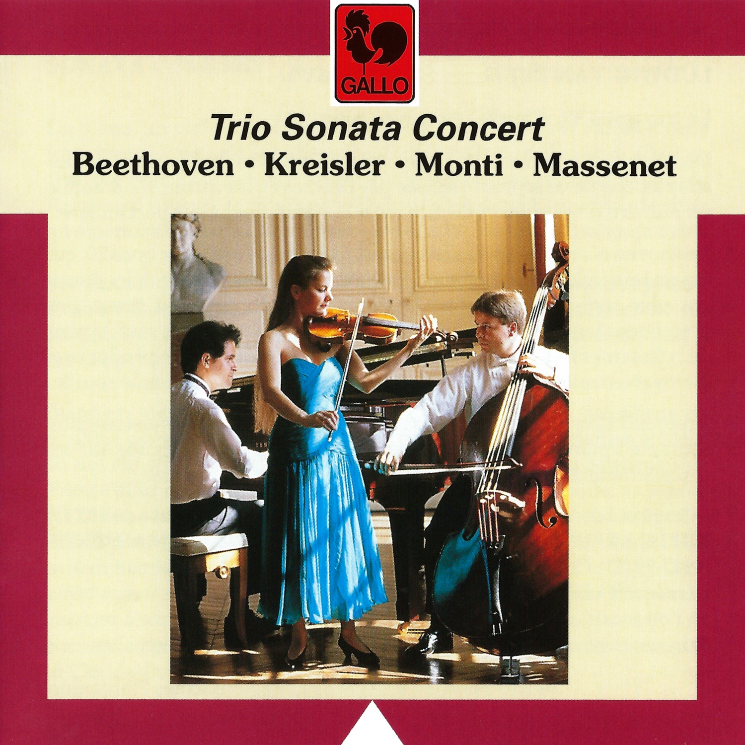 Massenet: Méditation from Thaïs - Beethoven: Trio for Piano, Violin & Double Bass, Op. 38 album cover
