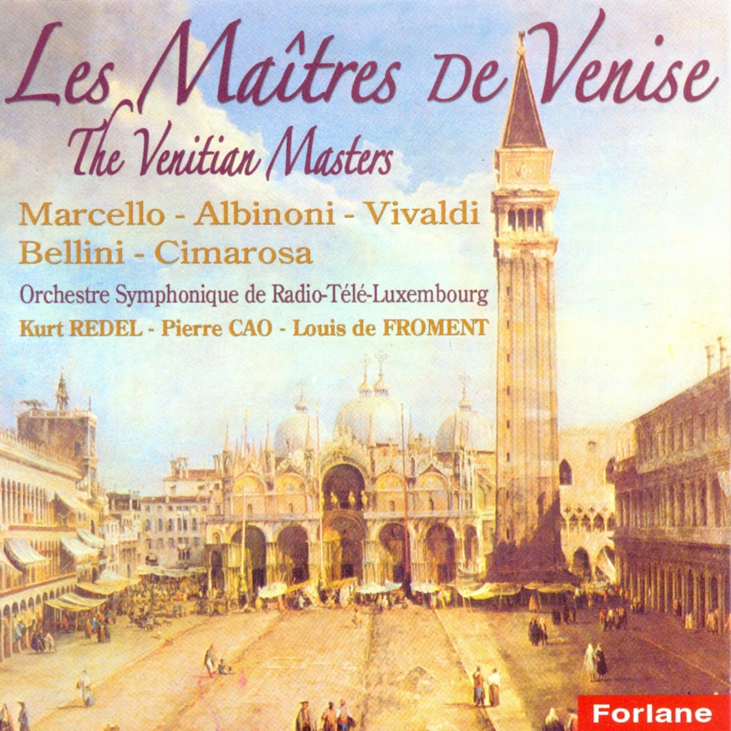 Les maîtres de Venise (The Venitian Masters) album cover