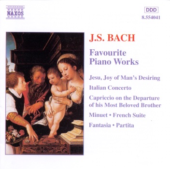 J. S. Bach: Favourite Piano Works album cover