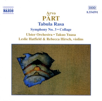Pärt: Symphony No. 3; Tabula Rasa album cover
