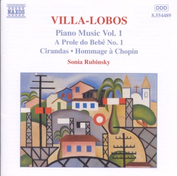 Villa Lobos: Piano Music, Volume 1 album cover