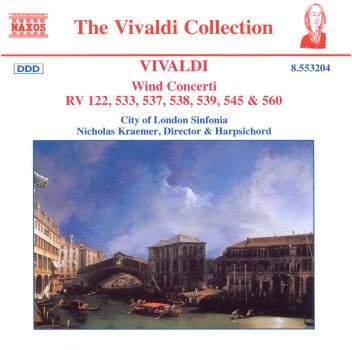 Vivaldi: Wind Concerti album cover