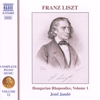Liszt: Complete Piano Music, Vol. 12 (Hungarian Rhapsodies, Volume 1) album cover