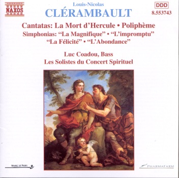Clérambault: Cantatas and Simphonias album cover
