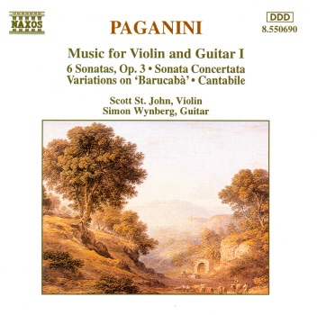 Paganini: Music for Violin and Guitar I album cover