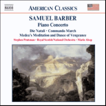 Barber: Piano Concerto, Die Natali, Medea's Meditation album cover