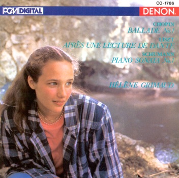 Chopin: Ballade No.1, Liszt: Aprés une lecture du Dante & Schumann: Piano Sonata No. 1 album cover