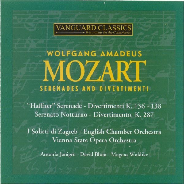Mozart: Serenades and Divertimenti album cover