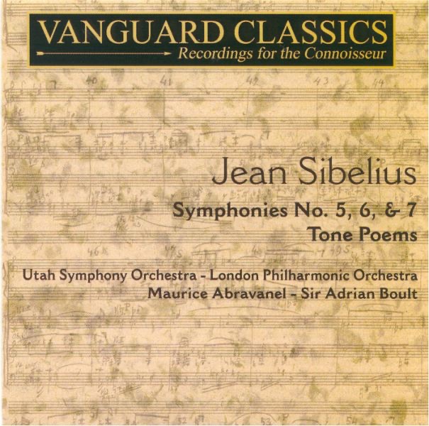 Sibelius: Tone Poems & Symphonies 5 - 7 album cover