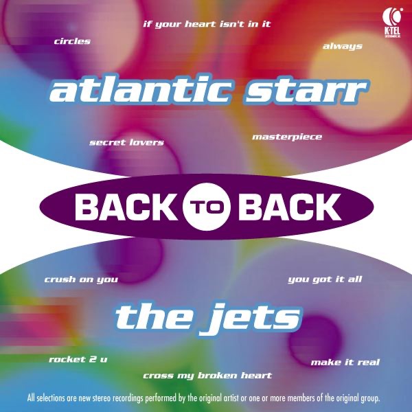 Back to Back - Atlantic Starr & The Jets album cover