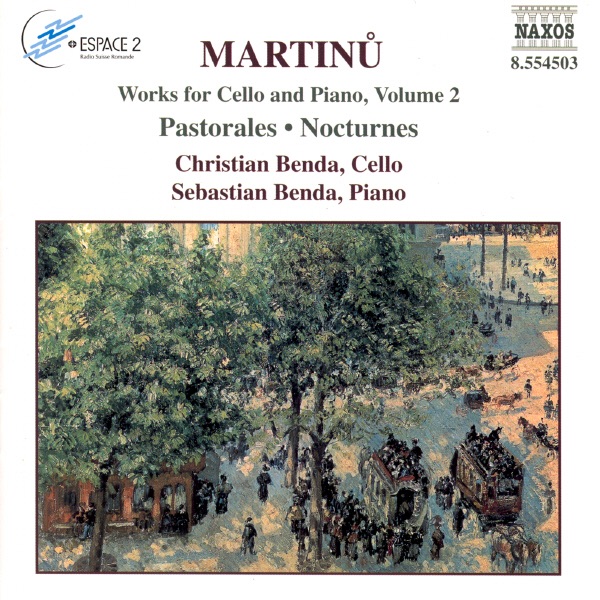 Martinů: Works for Cello & Piano, Vol. 2 album cover