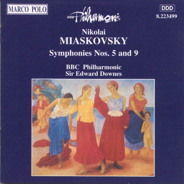 Nikolai Miaskovsky: Symphonies No. 5 and No. 9 album cover