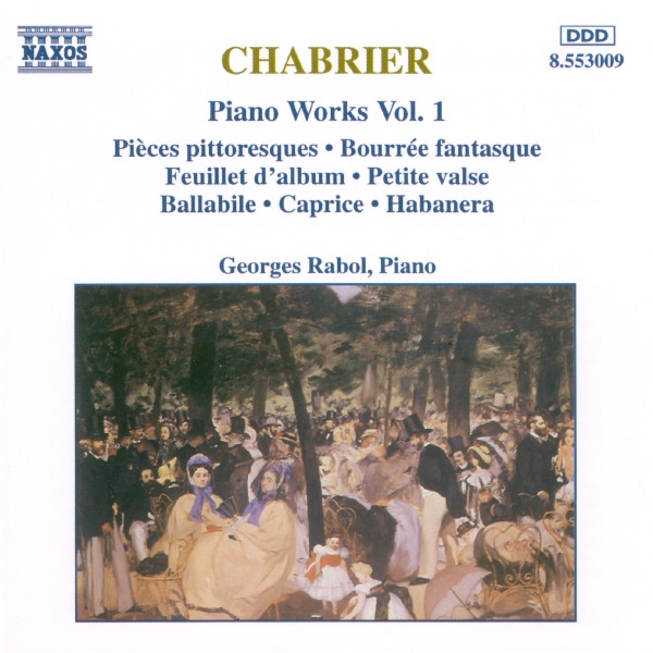 Chabier: Piano Works, Vol. 1 album cover