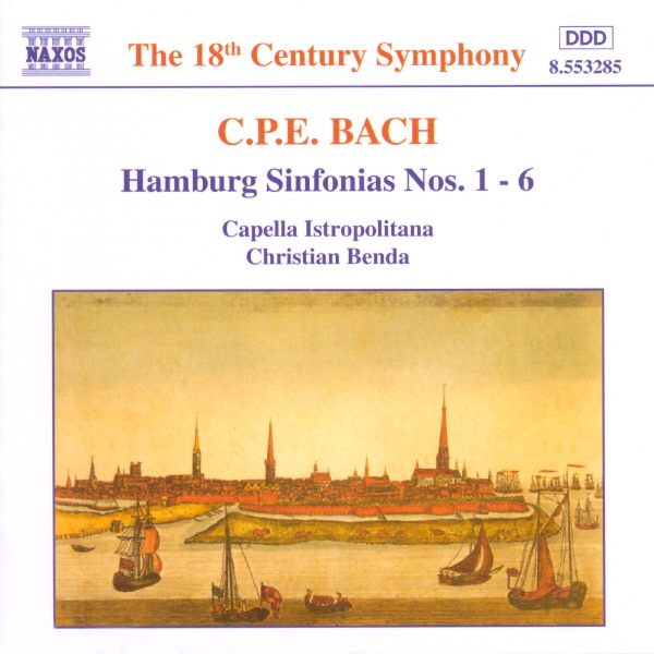 C.P.E. Bach: Hamburg Sinfonias Nos. 1 - 6 album cover