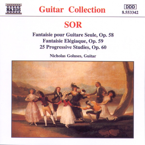 Sor: 25 Progressive Studies; Fantaisie Elegiaque album cover