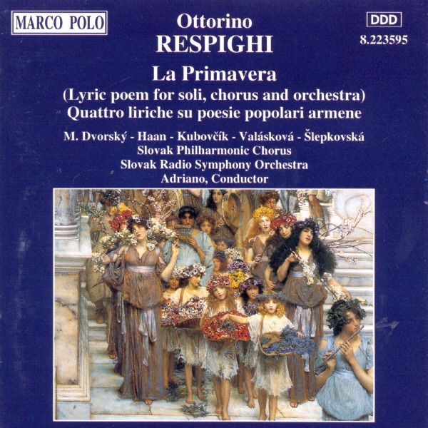 Respighi: La Primavera; Quattro liriche album cover