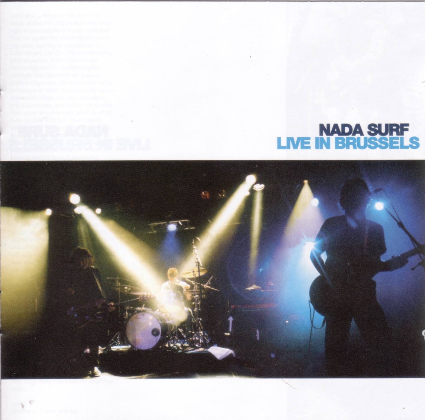 Live In Brussels album cover