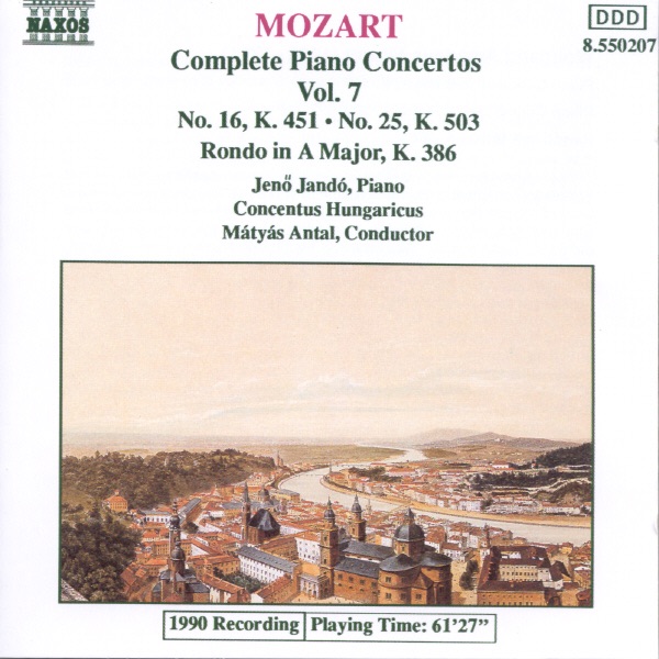 Mozart: Piano Concertos Nos. 16, K. 451, 25, K. 503 and Rondo, K. 386 album cover