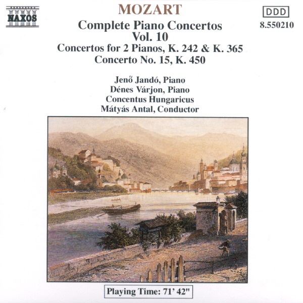 Mozart: Concertos for Two Pianos, K. 242 & K. 365, Piano Concerto No. 15 album cover