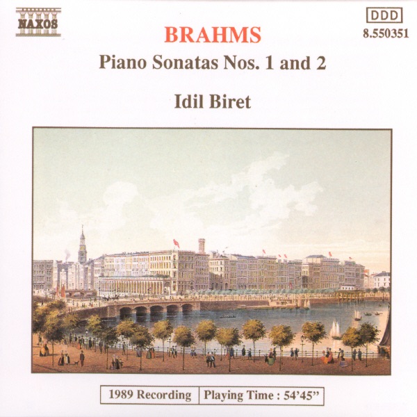 Brahms: Piano Sonatas Nos. 1 & 2 album cover