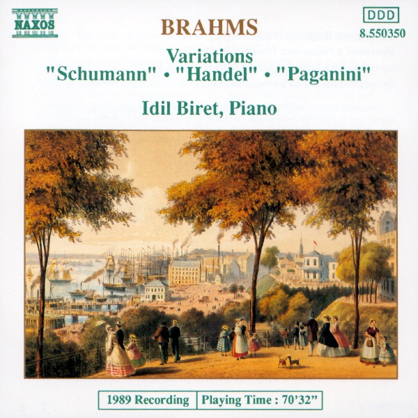 Brahms: Variations, Opp. 9, 24 & 35 album cover