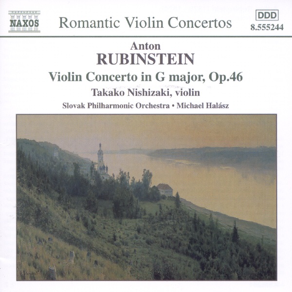 Rubenstein: Romantic Violin Concertos album cover